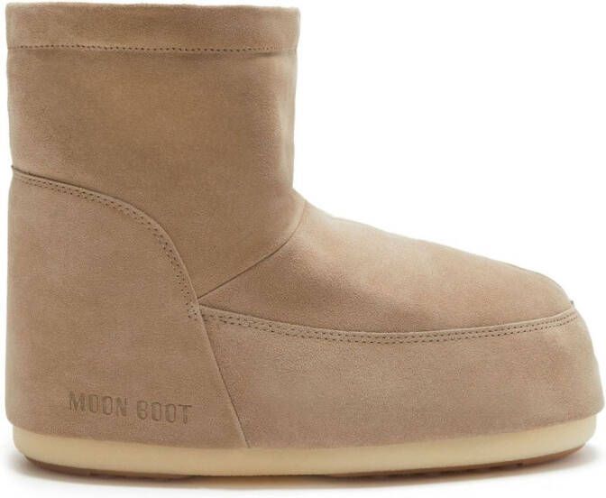 Moon Boot Suède laarzen Beige