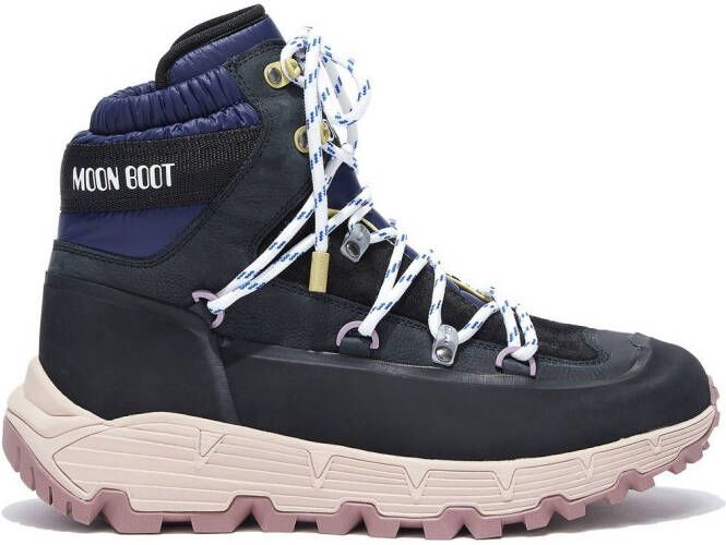 Moon Boot Tech Hiker enkellaarzen met veters Blauw