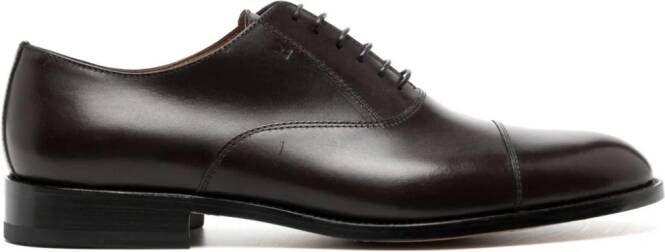 Moreschi Cleveland leren Oxford schoenen met vlakken Bruin