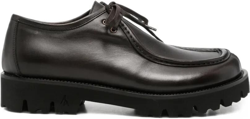 MORGILLO Freddie loafers met veters Bruin