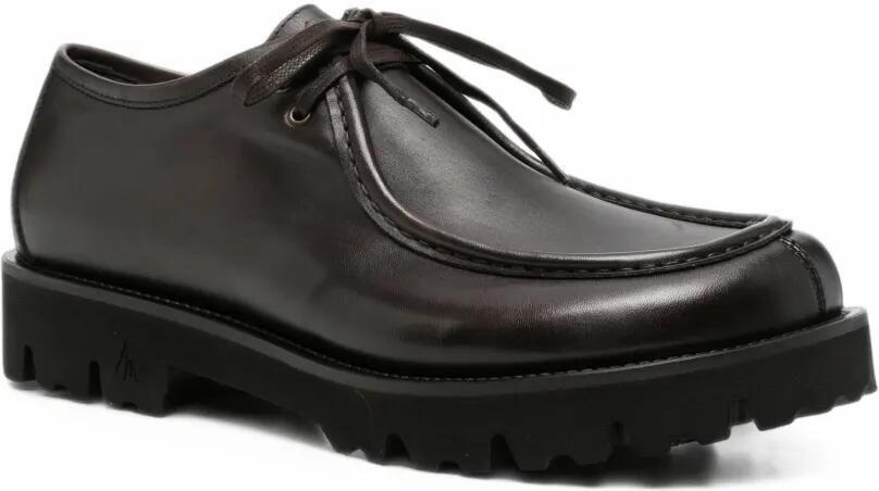 MORGILLO Freddie loafers met veters Bruin - Foto 3
