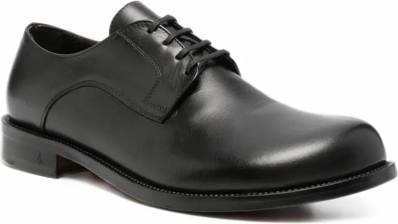 MORGILLO Leren Derby veterschoenen Zwart - Foto 2