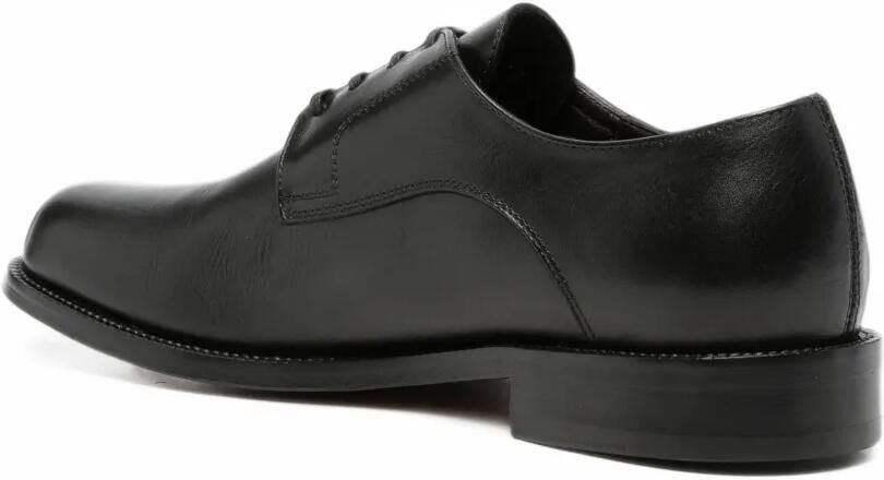 MORGILLO Leren Derby veterschoenen Zwart - Foto 3