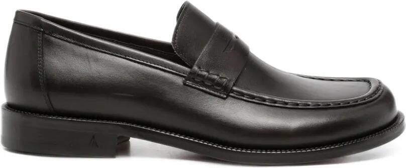 MORGILLO Leren loafers Bruin