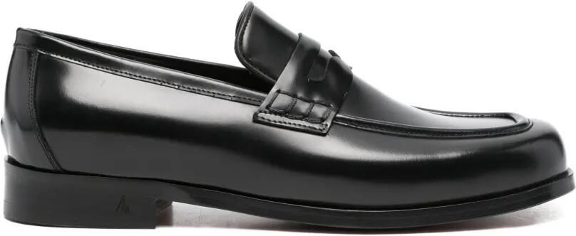 MORGILLO Leren loafers Zwart