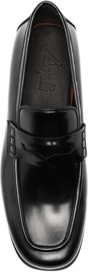 MORGILLO Leren loafers Zwart - Foto 4