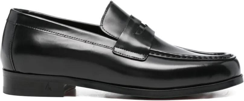MORGILLO Leren loafers Zwart