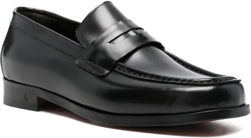 MORGILLO Leren loafers Zwart - Foto 2