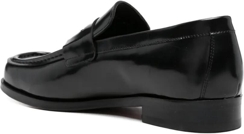 MORGILLO Leren loafers Zwart - Foto 3