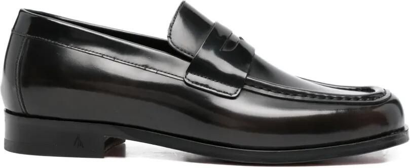 MORGILLO Leren loafers Zwart