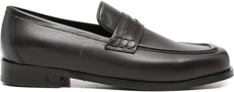MORGILLO Levi loafers met penny-bandje Bruin
