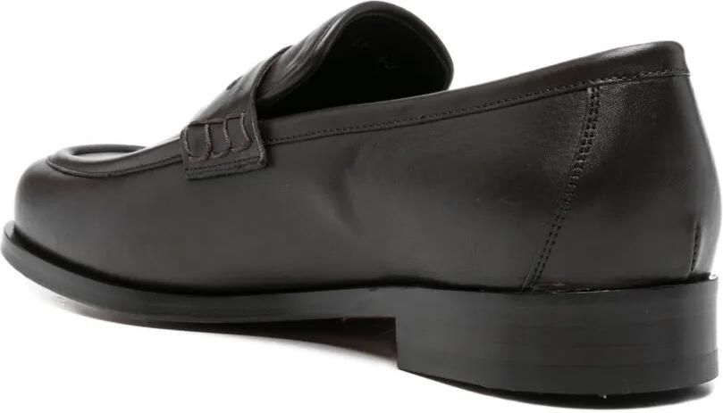 MORGILLO Levi loafers met penny-bandje Bruin - Foto 2