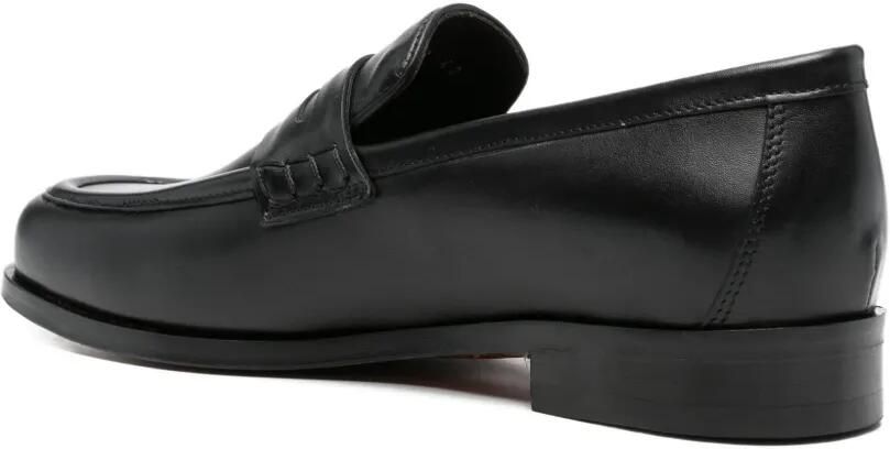 MORGILLO Levi loafers met penny-bandje Zwart - Foto 3