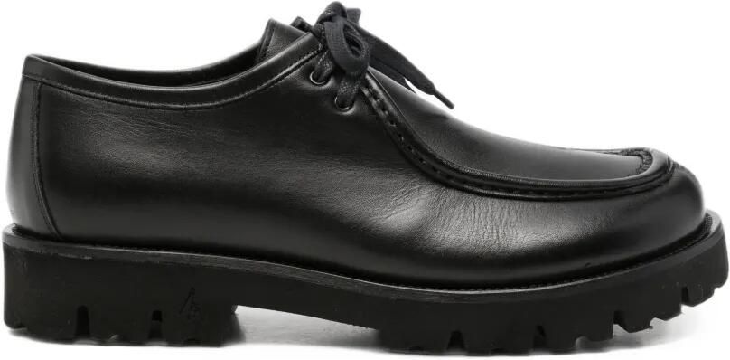MORGILLO Loafers met veters Zwart