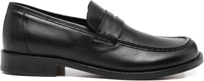 MORGILLO Mood loafers met penny bandje Zwart