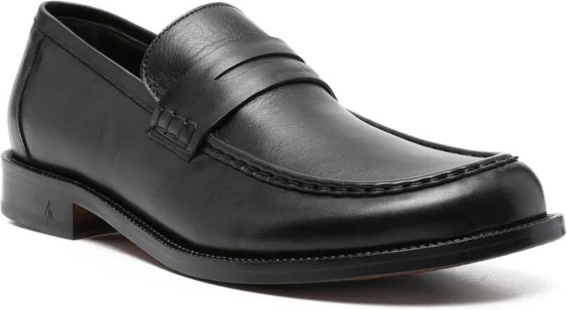 MORGILLO Mood loafers met penny bandje Zwart - Foto 3
