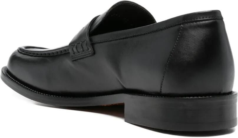MORGILLO Mood loafers met penny bandje Zwart - Foto 2