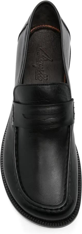 MORGILLO Mood loafers met penny bandje Zwart - Foto 4