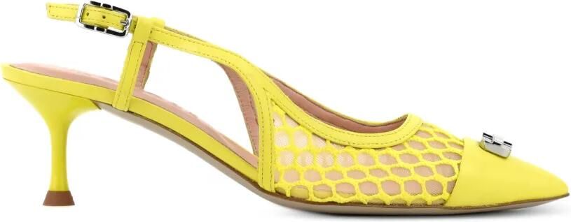 Morobé Delilah slingback pumps Geel