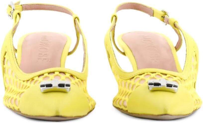 Morobé Delilah slingback pumps Geel - Foto 3