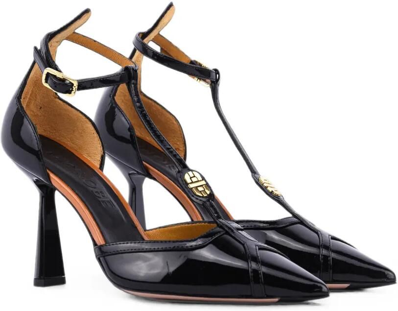 Morobé Madison pumps met T-bandje Zwart - Foto 5