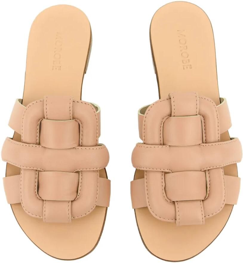 Morobé Robien geweven leren sandalen Beige - Foto 2