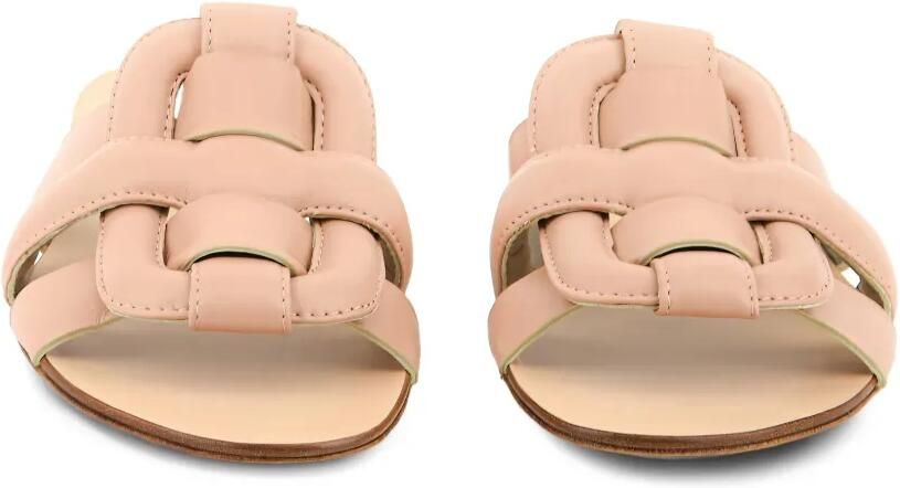 Morobé Robien geweven leren sandalen Beige - Foto 3