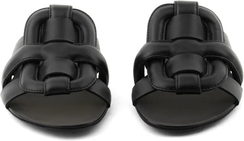 Morobé Robien geweven leren sandalen Zwart - Foto 3