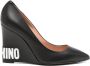 Moschino Pumps met sleehak Zwart - Thumbnail 1