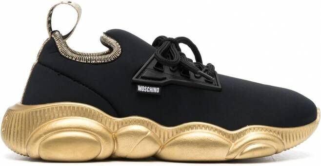 Moschino Sneakers met logoband Zwart - Foto 4