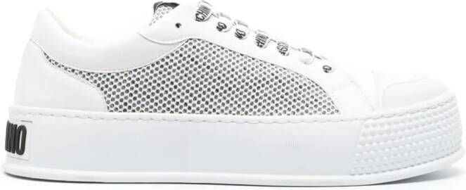 Moschino Chunky leren sneakers Wit