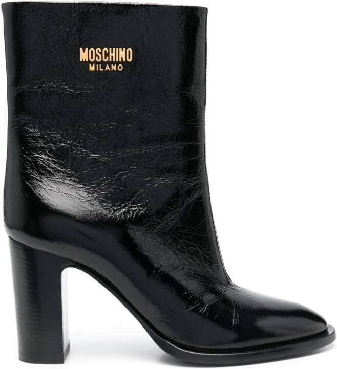 Moschino Boots & laarzen Sca.Nod.Ma Ml69 85 Vit.Shine in zwart