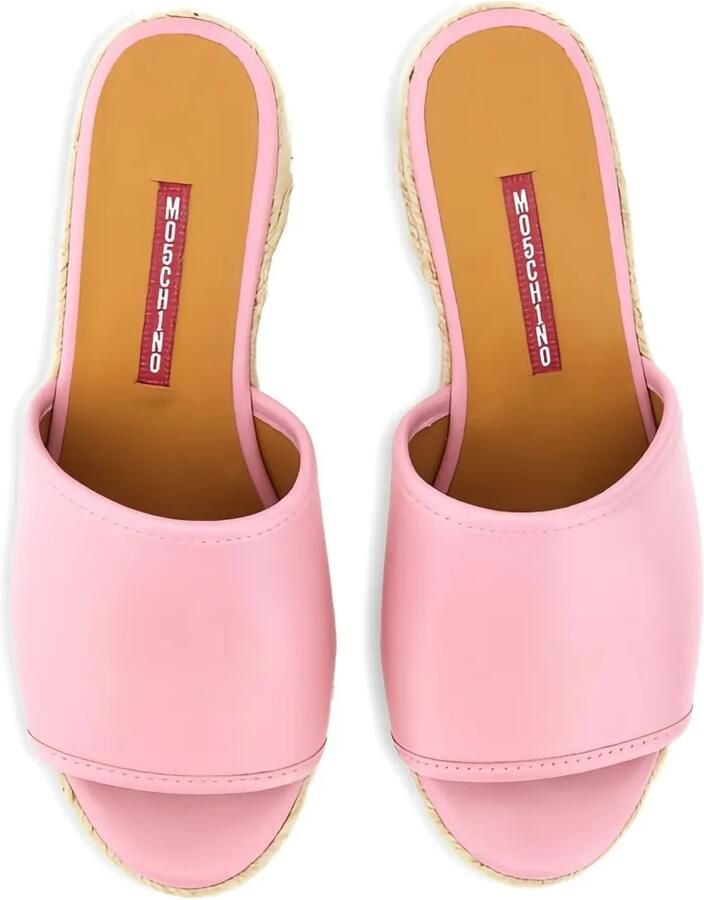 MOSCHINO JEANS Espadrilles met plateauzool Roze - Foto 2
