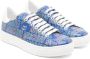 Moschino Kids Sneakers met logoprint Blauw - Thumbnail 1