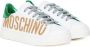 Moschino Kids Sneakers met logoprint Wit - Thumbnail 1