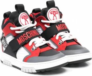 Moschino Kids High-top sneakers Zwart