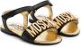 Moschino Kids Leren sandalen Zwart - Thumbnail 1