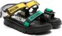 Moschino Kids Sandalen met klittenband Zwart - Thumbnail 1