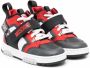 Moschino Kids Sneakers met logoprint Rood - Thumbnail 1