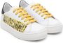 Moschino Kids Sneakers met logoprint Wit - Thumbnail 1