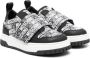 Moschino Kids Sneakers met logoprint Zwart - Thumbnail 1