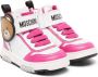 Moschino Kids Sneakers met teddybeerpatch Wit - Thumbnail 1