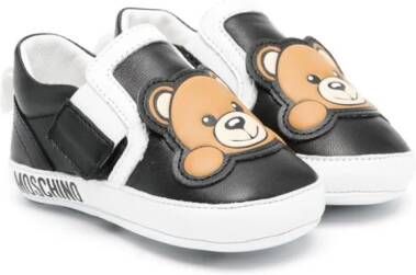 Moschino Kids Sneakers met teddybeerpatch Zwart