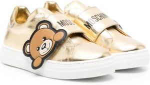 Moschino Kids Teddy Bear low-top sneakers Goud