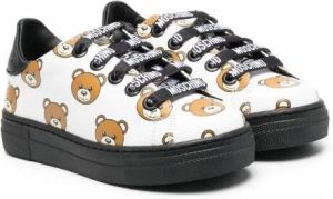 Moschino Kids Teddy Bear low-top sneakers Wit