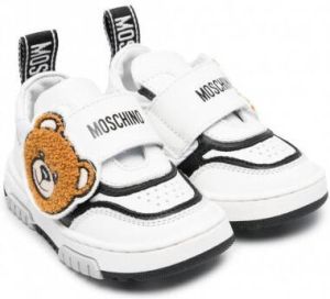 Moschino Kids Teddy Bear low-top sneakers Wit