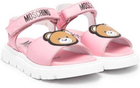 Moschino Kids Teddy Bear sandalen Roze