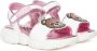 Moschino Kids Leren sandalen Wit - Thumbnail 1