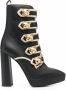 Moschino Leren laarzen Zwart - Thumbnail 1