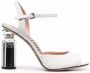 Moschino Leren sandalen Wit - Thumbnail 1